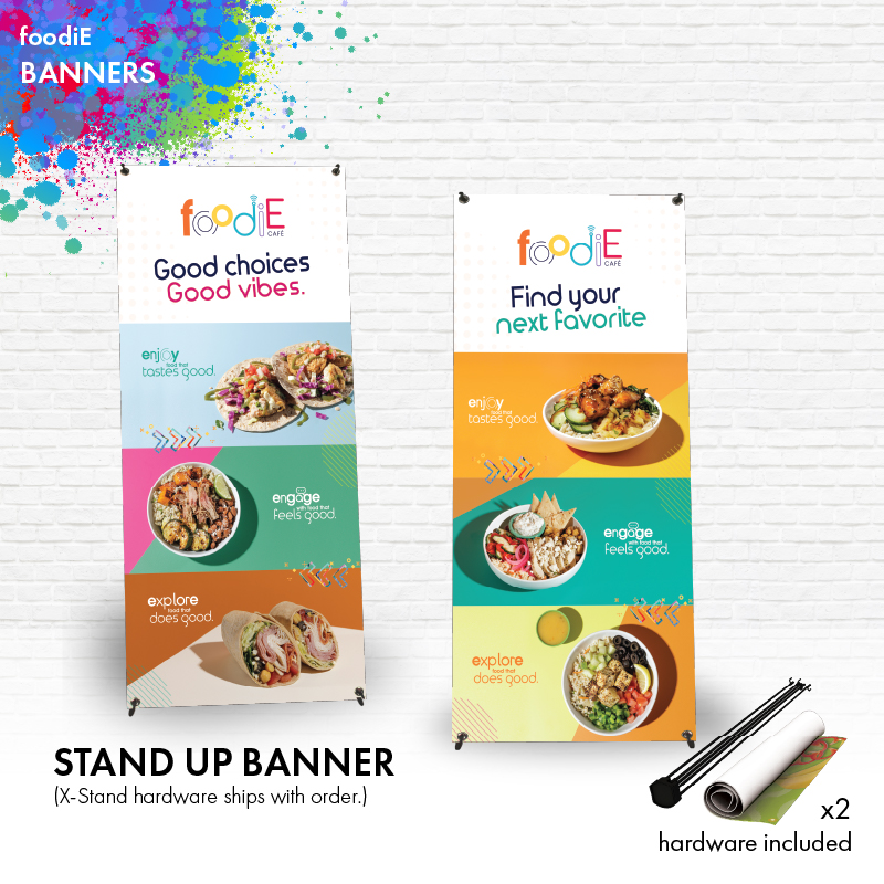 Stand Up Banners (Set of 2)