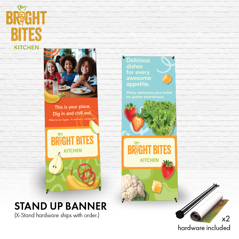 Stand Up Banners (Set of 2) (Bilingual)
