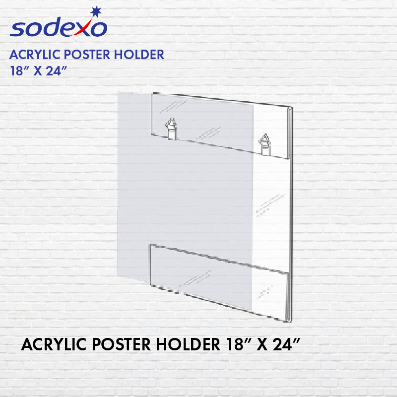 Secondary Acrylic Poster Holder