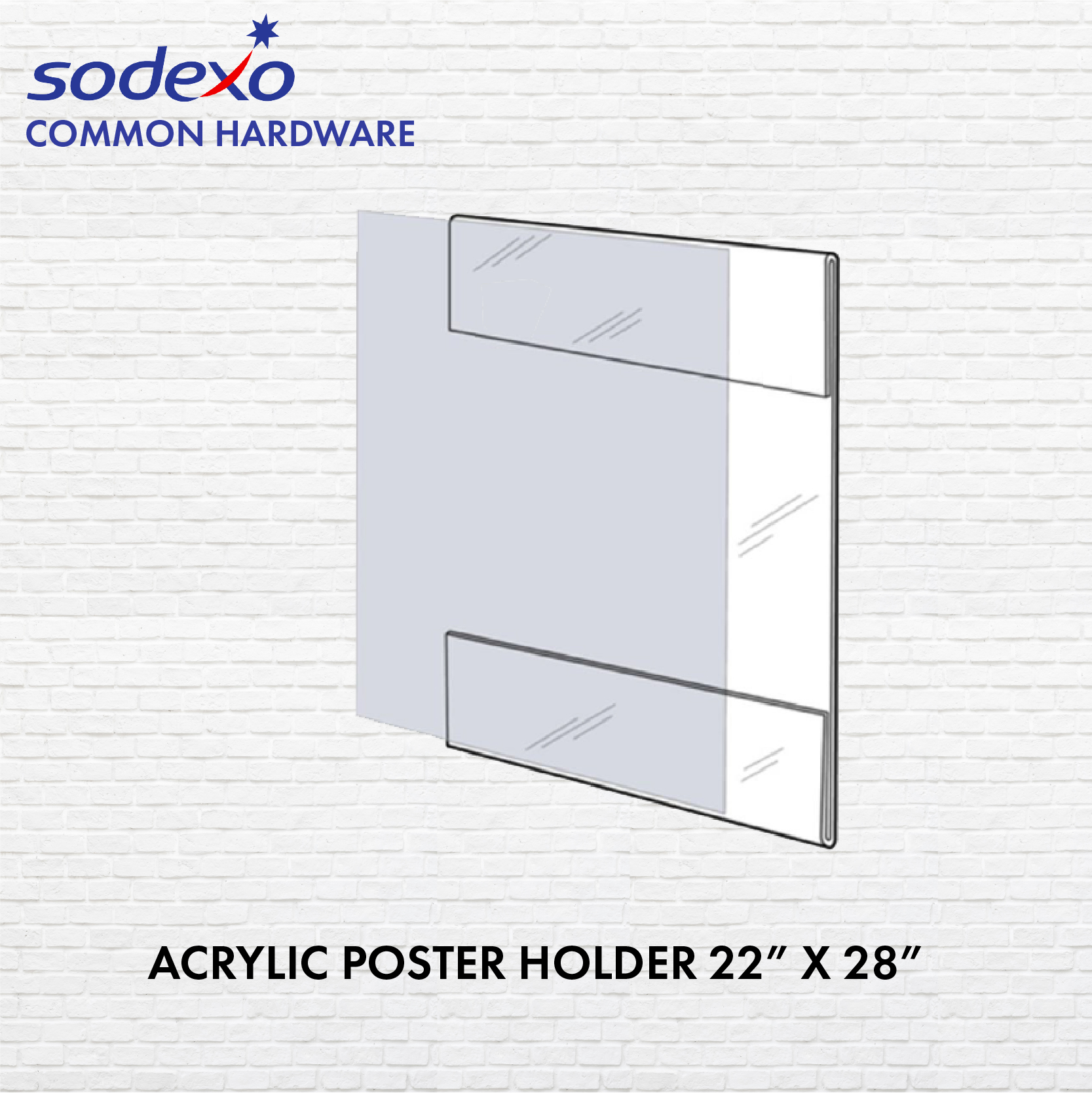 Elementary Acrylic Poster Holder 22x28